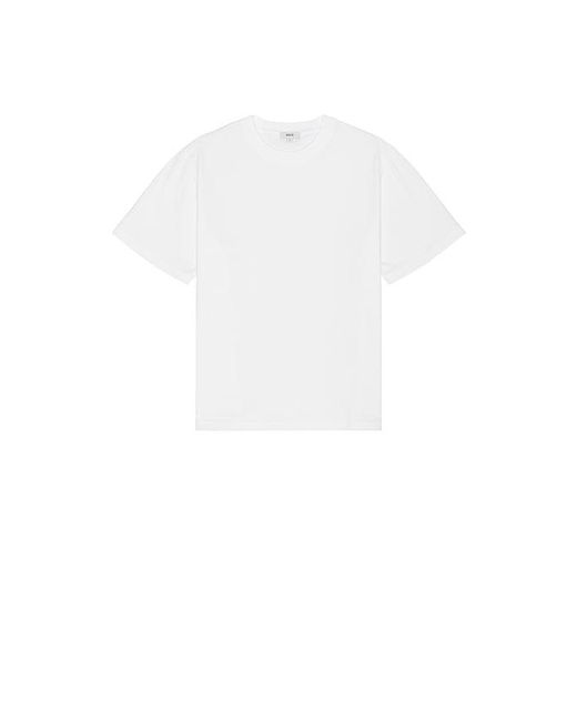 Agolde White Asha Mock Neck Tee for men