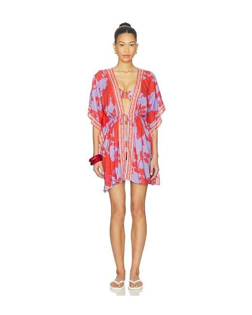 Maaji Red Vanilla Kaftan