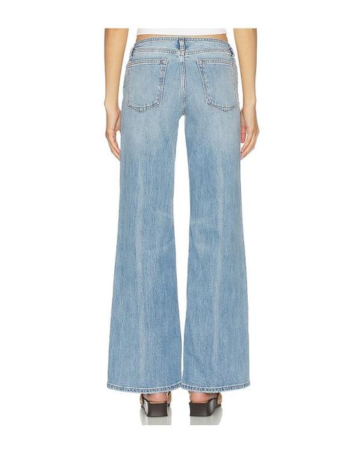 GOOD AMERICAN Blue Ghost Waist Low Loose Jean