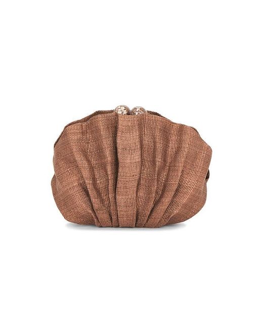 Poolside Brown The Origami Shell Clutch