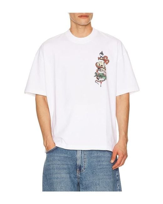 AllSaints White Blade Crew Tee for men