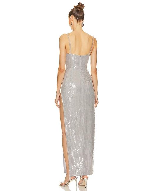 SAU LEE White Opal Gown