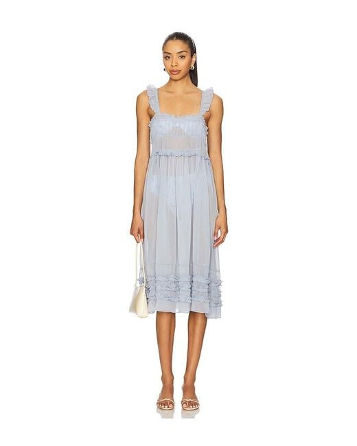 Free People Moon Phase ミディ丈ドレス White