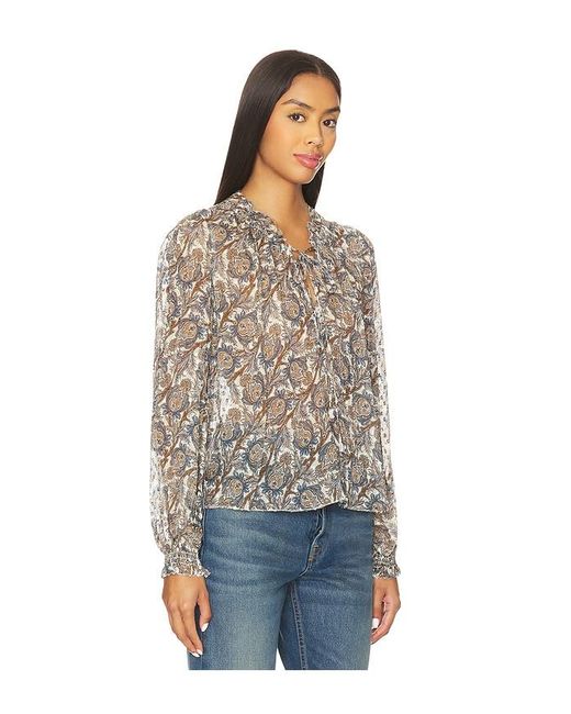 Veronica Beard Blue Hickory Blouse