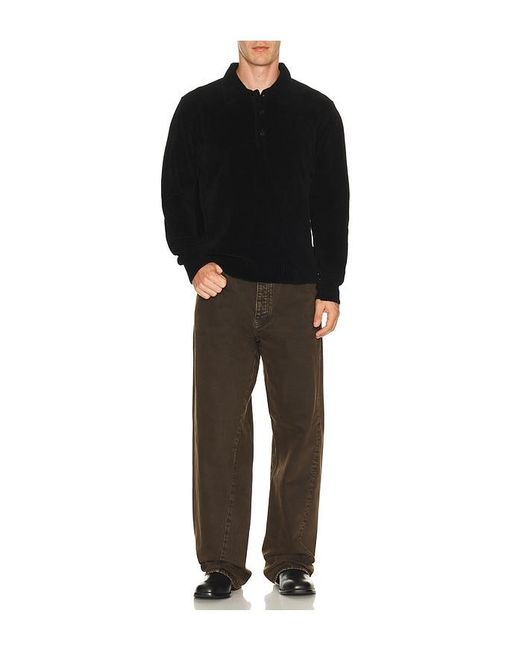 sunflower Black Chenile Polo for men