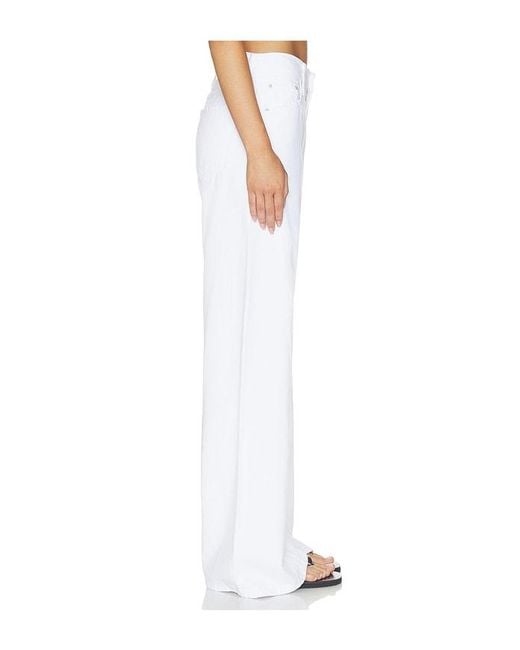 Mother White The Lemon Twist Skimp Jeans