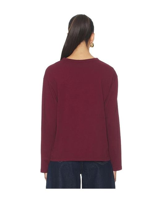 Daydreamer Red California Rodeo Crew Long Sleeve