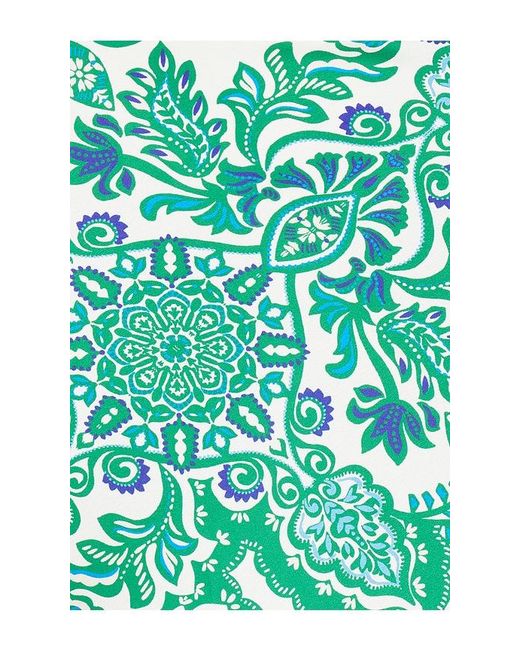 MISA Los Angles Blue Fern Top