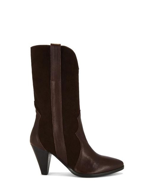 Free People Brown Feather Heel Boot