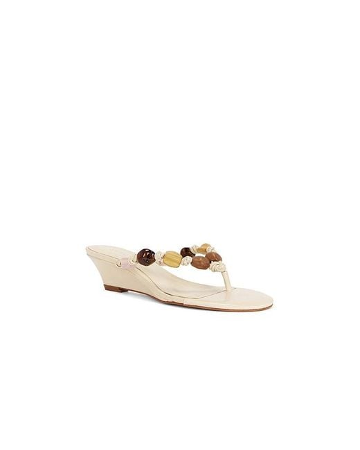 SCHUTZ SHOES White X Revolve Saphire Wedge Sandal