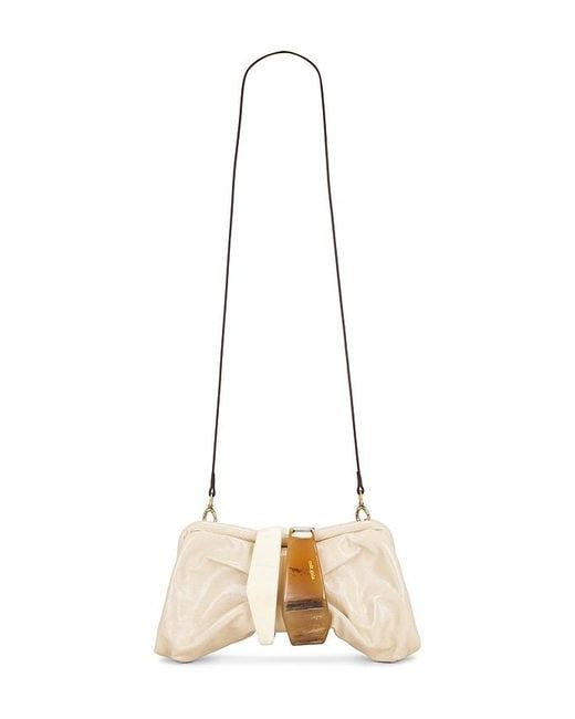 Cult Gaia White Julita Clutch