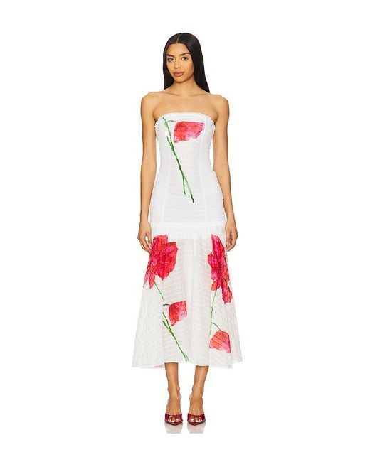 Charo Ruiz Red Langes Kleid Opal