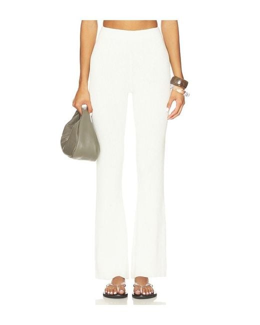 SNDY'S White North Knit Pant