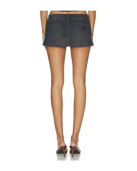 A.Brand Blue 00 Mini Skirt