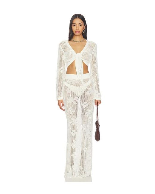 SNDY'S White Terra Reversible Top