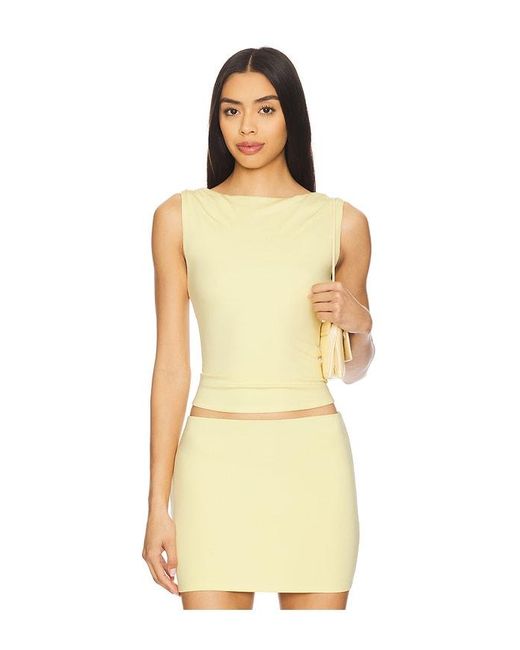 Lovers + Friends Yellow Lainey Top