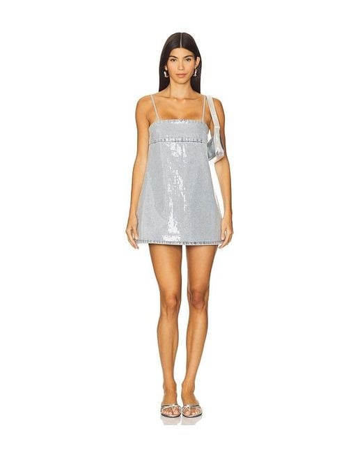 retroféte Blue Nadiya Denim Dress