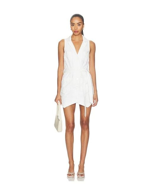 Show Me Your Mumu White Fairfield Vest Dress