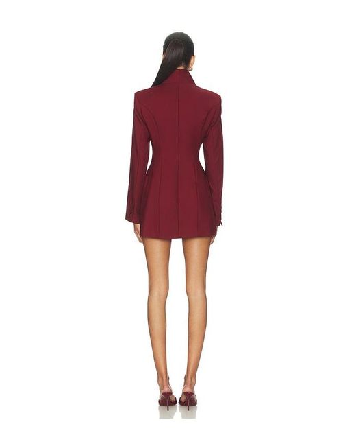 WeWoreWhat Red Hour Glass Blazer Jacket