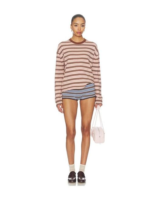 Lovers + Friends Multicolor Amalia Crew Neck Sweater