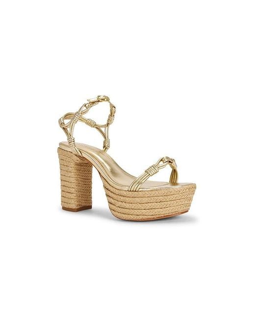 SCHUTZ SHOES White Nara Platform Sandal