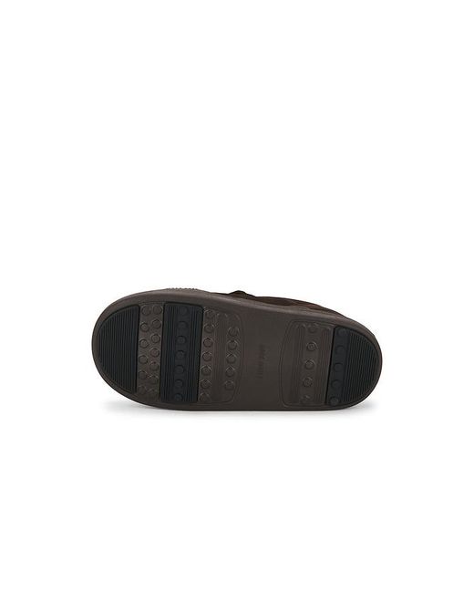 Moon Boot Black Park Icon Suede Shoe for men