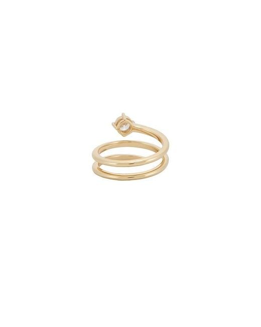 Lili Claspe White Bloom Wrap Ring