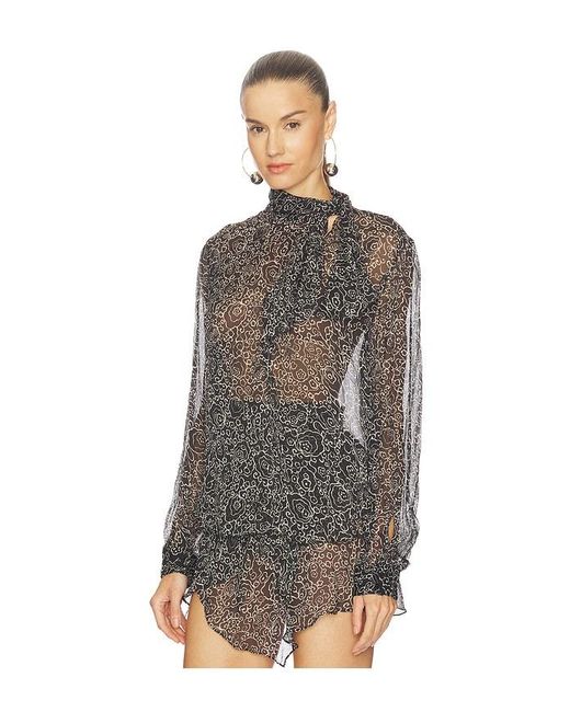 Isabel Marant Brown Leona Top