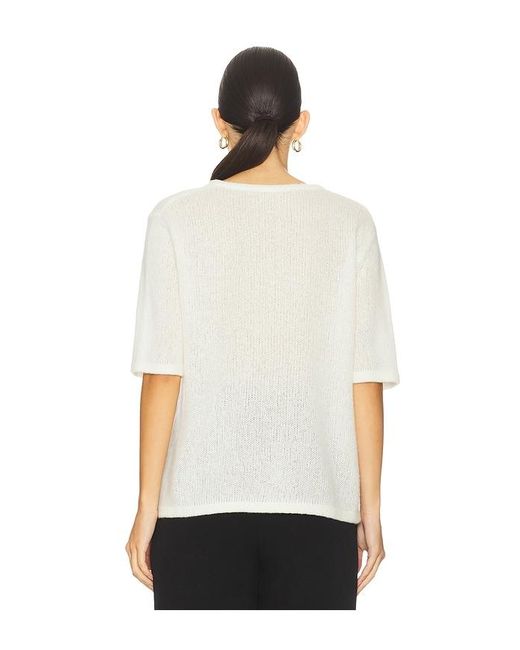 Lisa Yang White Cecelia T-Shirt