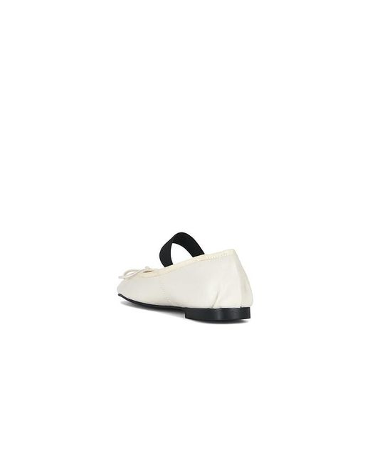 Tony Bianco White Caspian Mary Jane Flat