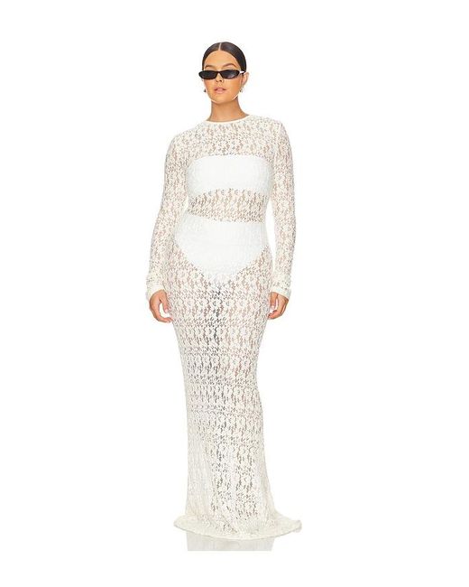 L'academie White 'Academie Kayden Maxi Dress