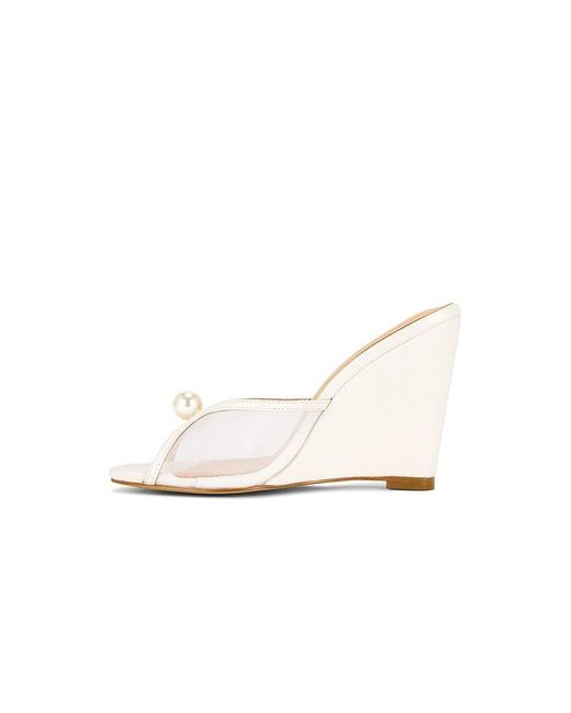 Raye White Luci Wedge