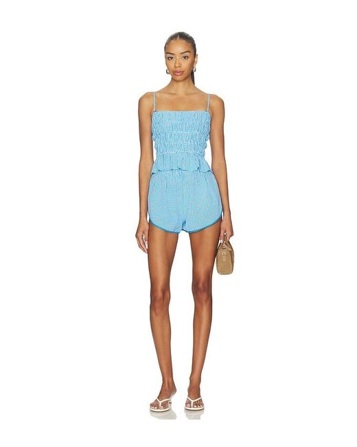 Solid & Striped Blue The Delilah Top