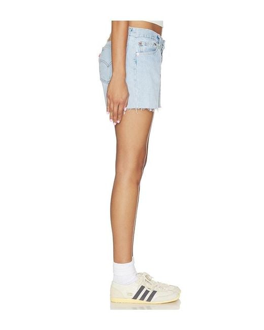 aligrace Blue 90S Low Waist Original Short