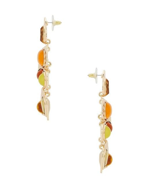 petit moments Metallic Multi Stone Earrings