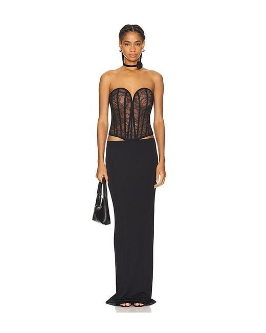 Nbd Black Elliot Corset Top