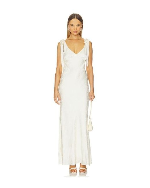 Stone Cold Fox White X Revolve Miley Jacquard Gown