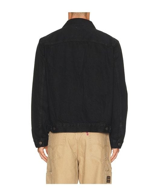 Levi's Black Type 2 Trucker Jacket for men