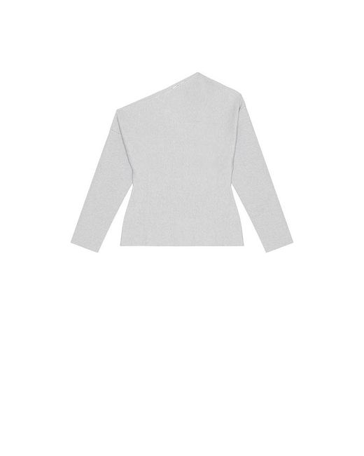 SRG White Lesly Off Shoulder Knit Top
