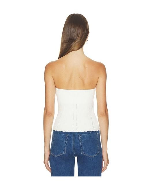 PAIGE Blue Valentina Top