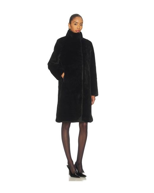 Unreal Fur Black Raven Coat
