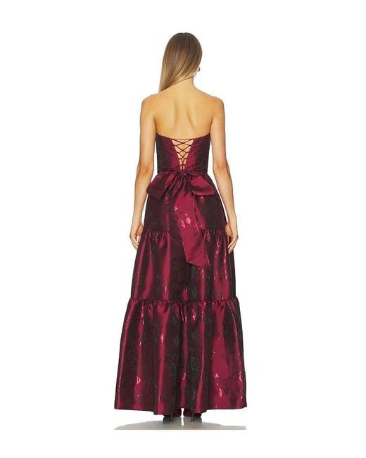 V. Chapman Red Vida Gown