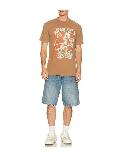 Junk Food Orange Grateful Dead 1976 Sf Tee for men