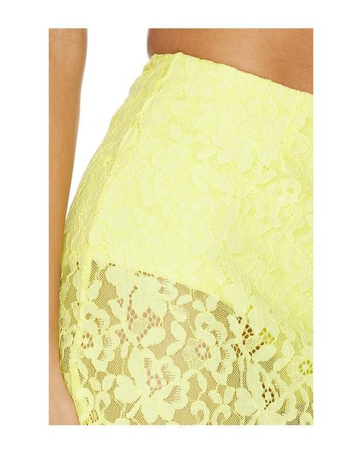 AFRM Yellow Presley Skirt