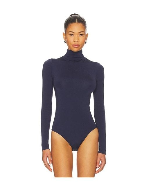Wolford Blue Colorado Bodysuit