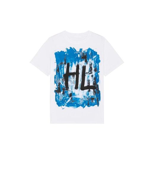 Helmut Lang Shirtkleider Scribble 2 in Blue für Herren