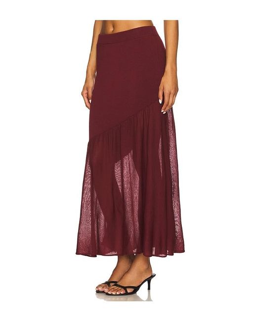 Steve Madden Red Aneira Skirt