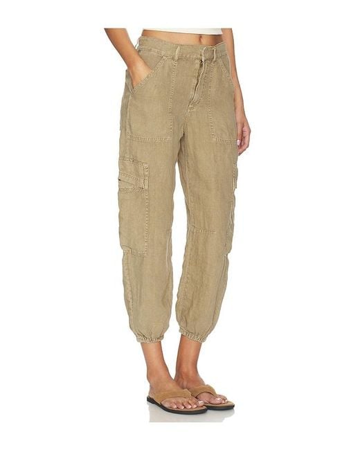 Citizens of Humanity Natural Ciela Balloon Utility Linen Pants