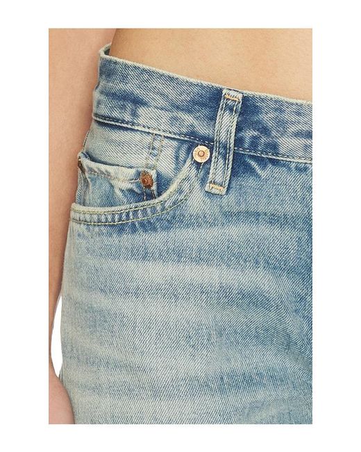 Re/done Blue The Slim Cig Jeans