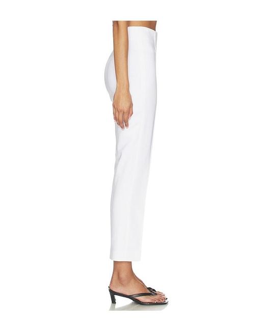 Rohe White Cigarette Leg Trousers
